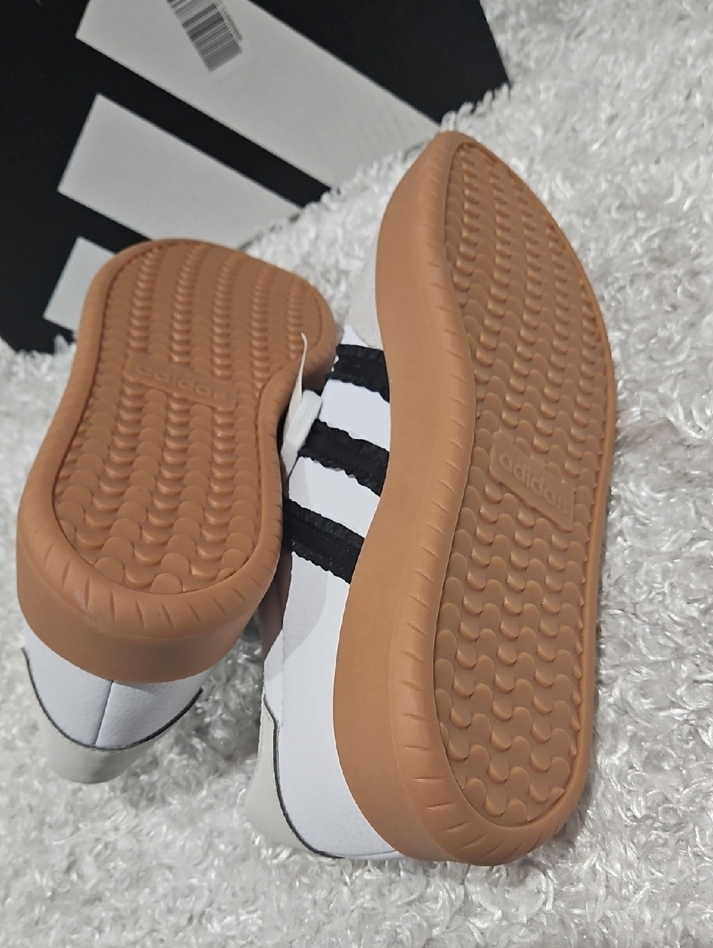 Adidas Barreda Leather Suede Sleek Sneakers - Picture 8 of 12